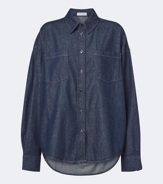 Frankie Shop Deira denim shirt