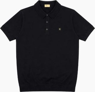Gabicci Vintage 1973 Mens Gabicci Vintage Jackson Black Polo Shirt - Size: 44