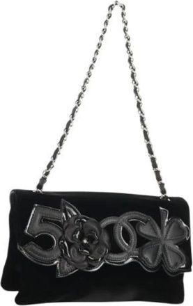 Chanel Pre-owned Shoulder Bags, female, Black, Size: ONE SIZE Pre-owned Metal Shoulder Bag