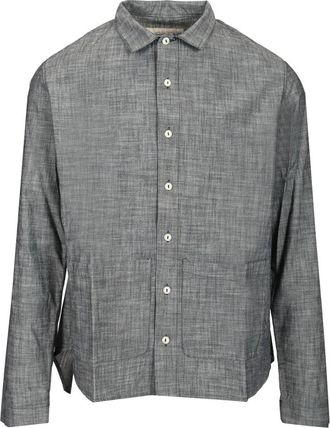 Original Vintage Raul Shirt - Heren - Casual Overhemden - Grijs - L - Katoen - Overhemden