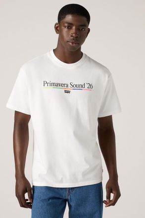 Levi's Vintage Fit Graphic Tee - Uomo - 2XL - Bianco / Primavera Sound 26 White+