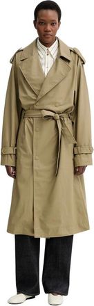 Rains Trenchcoat W3 - Dames - Mantels - Groen - Maat: L Poliester