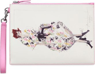 Marc Jacobs The Runway Illustration Wristlet in Ribbon Pink at Nordstrom