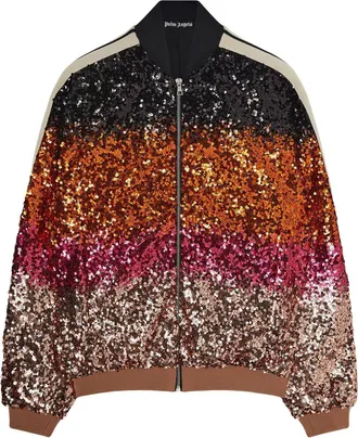 Palm Angels show sequins bomber jacket - unisex - Polyester/Cupro - M - Multicolour