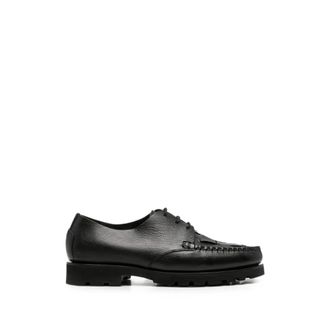Hereu Colom Sport Veterschoen - Heren - Veterschoenen - Zwart - 44 EU - Leer - Schoenen