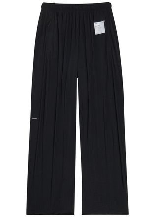 SATISFY Space-o Perforated Stretch-nylon Trousers - Black - XL