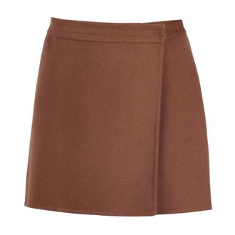 Semicouture Faldas cortas - Skirts - Mujer - Marr&oacute;n - S