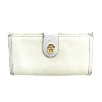 Bulgari Tweedehands leren portemonnees - Dames - Vintage Accessoires - Wit - ONE Size - Vintage
