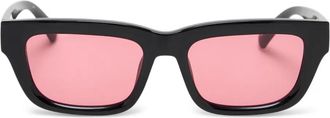 Le Specs Le Castle rectangle-frame sunglasses - Black