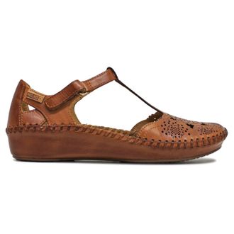 Pikolinos P. Vallarta 655-0734 Leather Womens Comfort Sandals - Brandy - Size:UK 7-7.5