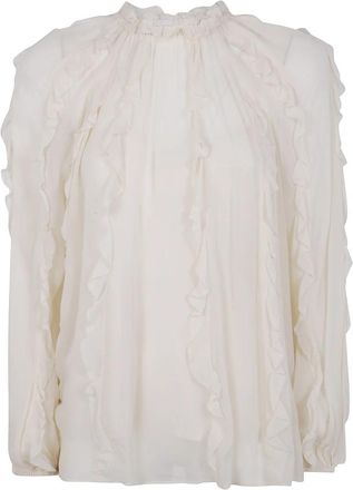 Zimmermann Blouses - Dames - Blouses - Beige - M - Overhemden