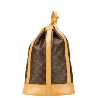 Louis Vuitton Pre-owned Backpacks, female, Brown, Size: ONE SIZE Pre-owned Canvas Backpack