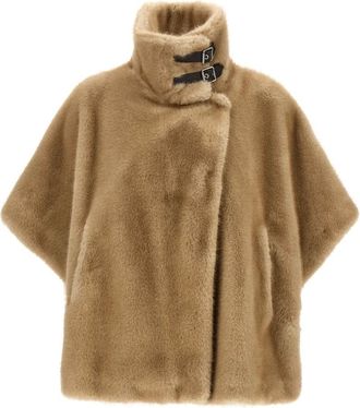 Pinko Pinko, Dames, Jassen, Beige, Maat: M Poliester