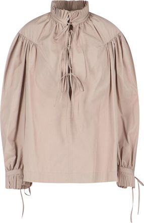 Dries Van Noten Tailored Beige Shirt With Classic Button-Down Design