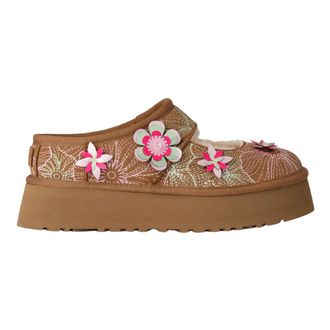 UGG Slippers, female, Brown, Size: 11 US Bea Mary Jane Meadow Slipper