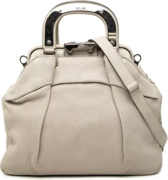 Celine Pre-owned Celine Grained Calfskin Soft Frame Doctor Bag Ladies WYHLLO87NMV0IMHD
