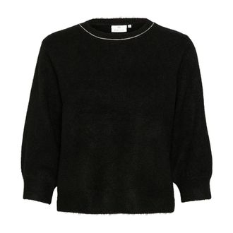 Kaffe Jersey Pullover Negro Deep CC - Knitwear - Mujer - Negro - 2XL