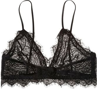 Anine Bing Triangle Cup Sheer Lace Bra