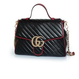 Gucci Gucci Marmont handtas in zwart