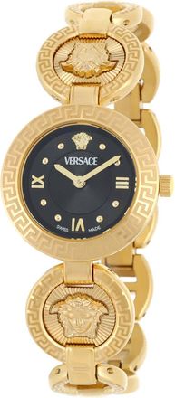 Versace Greca Jewel Quartz Black Dial Ladies Watch VEWCA0624