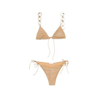 Os&eacute;ree Bikinis, female, Yellow, Size: L Rks261 Lurex