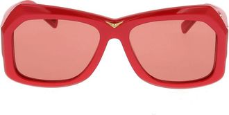 Marni Stijlvolle Zonnebril - Dames - Zonnebrillen - Rood - ONE Size - Accessoires