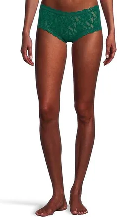Hanky Panky Signature Lace Boyshort Womens Underwear Spruce : LG, Cotton/Lace/Nylon