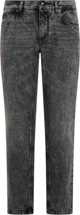 Dolce & Gabbana Grey Regular Fit Cotton Jeans