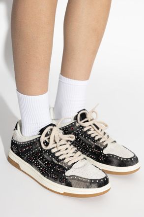 Amiri Stud Skel Top Low Sports Shoes, Womens, Black