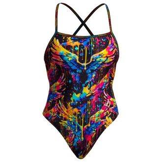 Funkita Strapped In One Piece Badeanzug f&uuml;r Damen | bunt