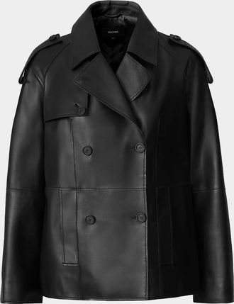 Mackage Dolores Double-Breasted Leather Jacket