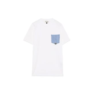 Roy Rogers T-Shirts, male, White, Size: XL Pocket T-shirt in Jersey