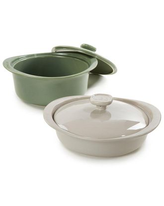 Berghoff Berghoff Balance 4Pc Stone Casserole Set With Stone Cover