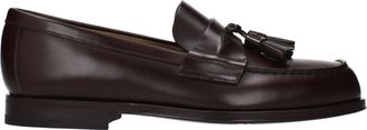 Prada mannens Bruin/verbrand leren loafers