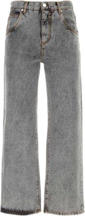 Etro Grey Wide Leg Jeans