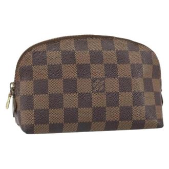 Louis Vuitton Pre-owned Canvas Clutch - Dames - Vintage Clutch - Bruin - ONE Size - Vintage