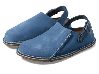Birkenstock Lutry 365 - Suede (Women) Womens Clog Shoes Elemental Blue : EU 41 (US Womens 10-10.5) Narrow
