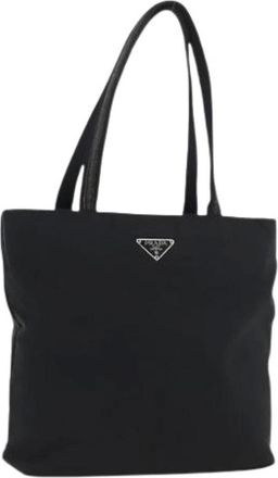 Prada Pre-owned Tote Bags, female, Black, Size: ONE SIZE Pre-owned Vintage tote