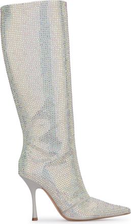 Liu Jo Womens Leonie Hanne Heel Shoes - White Textile - Size EU 40