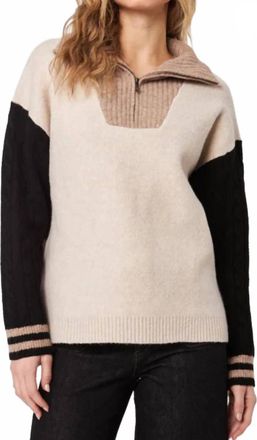 John & Jenn Gary Driftwood Sweater In Beige