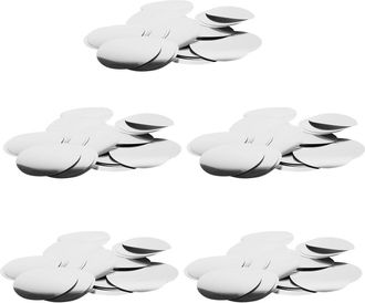 OEM 250 Discos Vertedores De Vino Plateados De 3 Pulgadas Con Boquilla Antigoteo