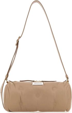 Maison Margiela Glam Slam Crossbodytas - Dames - Schoudertassen - Beige - ONE Size - Leer - Tassen
