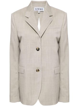 Loewe Blazer con nodo posteriore - Toni neutri