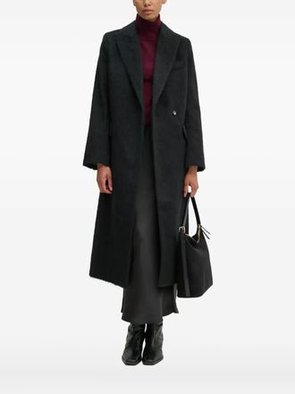 Day Birger Et Mikkelsen single-breasted coat - women - Cotton/Polyamide/Polyester/Wool/Other Materials - 36 - Black