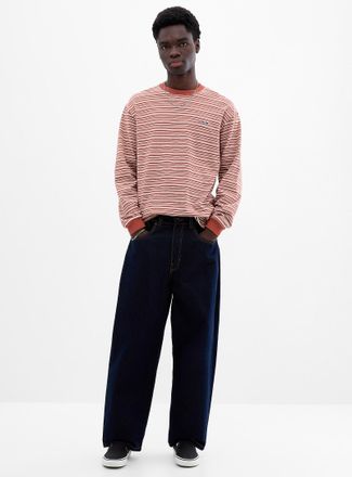 Vans Mens Indigo Check-5 loose jean Baggy fit