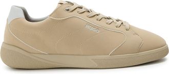 HUGO BOSS Hugo Mens Tenn Fknu 10263197 01 Low Top Trainers in Medium Beige - Size UK 11