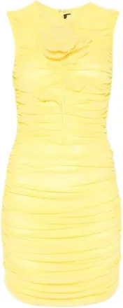 DAVID KOMA Mujer, Vestidos, Amarillo, Talla: S