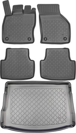 OEM Juego De Alfombrillas Para Coche Y Maletero Para Seat Le&oacute;n Iv Hatchback A Partir De Marzo De 2020