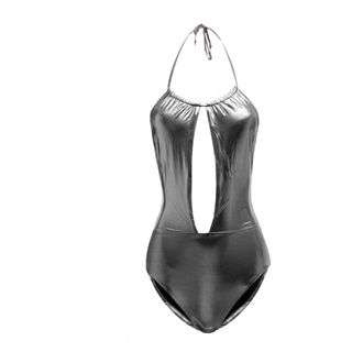 Emporio Armani Emporio Armani Ea7, Badmode, Dames, Grijs, L, Zilveren Badpak