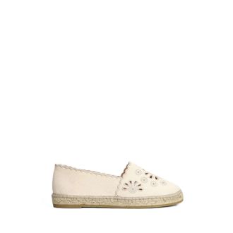 MC2 Saint Barth Morin Sangallo Canvas Espadrilles - Dames - Espadrilles - Beige - 37 EU - Katoen - Schoenen